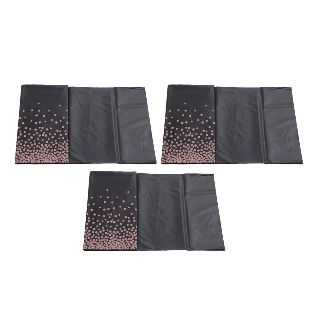 3pcs Plastic Tablecloth Waterproof Oil Proof Reusable Table Cover Rectangle Dot Pattern Table Cloth for Banquets Picnics Party