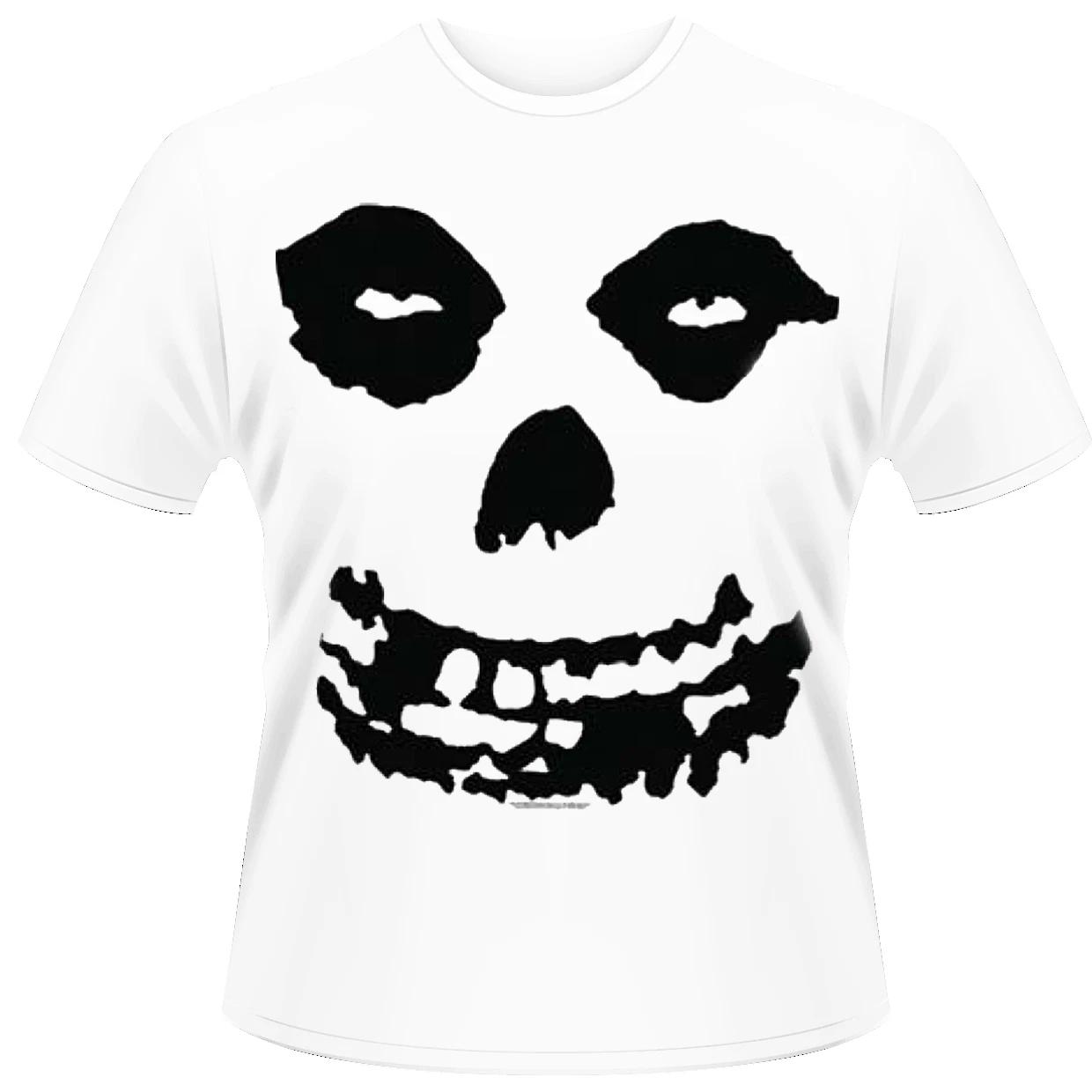 Misfits  Skull  White T shirt - NEW S