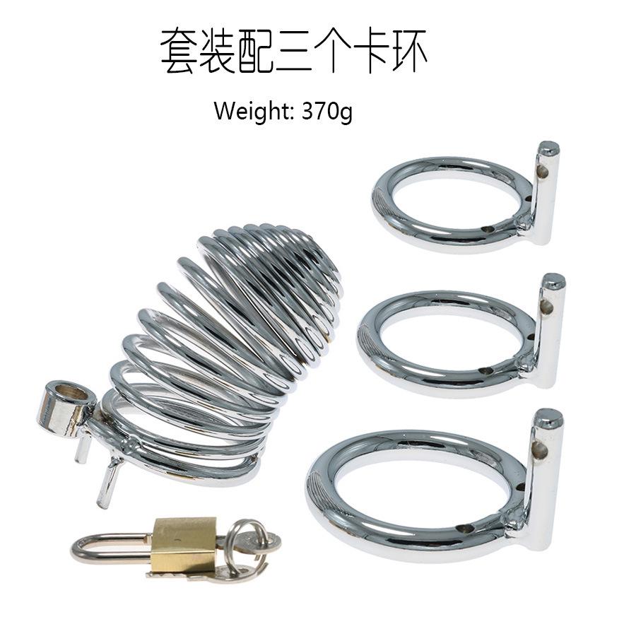 Metal Chastity Lock for Men Wear CB Chastity Device Penis Lock Cage SM Sex Tools for Adults