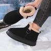 Thick-soled Snow Boots for Women In Winter 2025 Plus-size Plus-size Plush Wool Cotton Shoes for Women Are Versatile