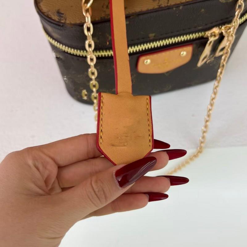 Elegant Mini Box Purse With Chain Strap Crossbody Handbag Women Daily Use Vintage Style PU Leather