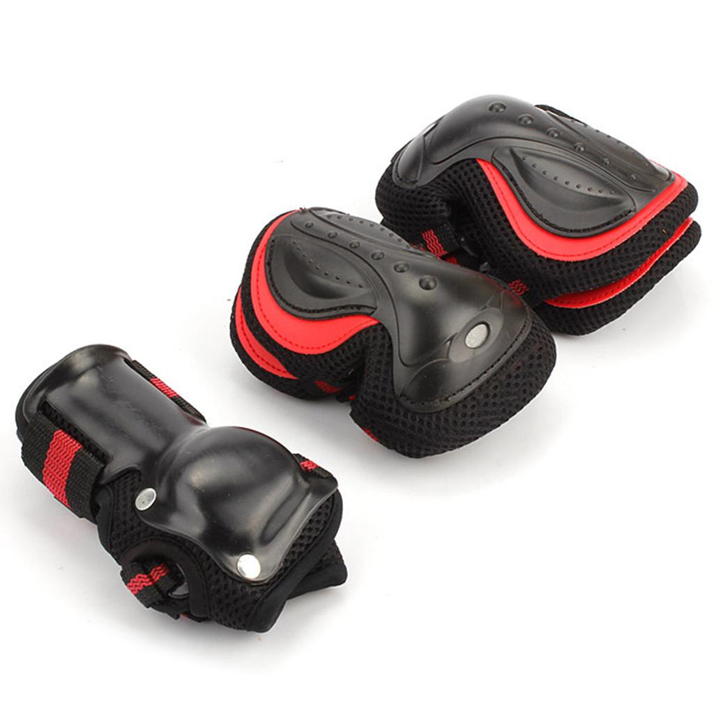 Skateboard Pads Knee Pad Protective Gear Set Wrist Elbow Safety Guard Cycling Outdoor