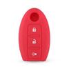 Silicone 3 Buttons Car Key Cover Case For Nissan Teana X-Trail Qashqai Livina Sylphy Tiida Sunny March Murano Geniss Juke Almera