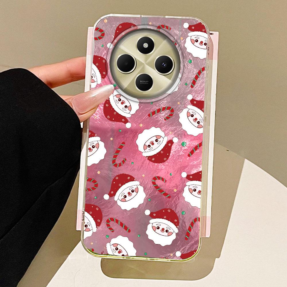 

Счастливого Рождества Чехол для телефона Санта Клауса для Xiaomi Redmi Note 14 13 12 11 11S 10 10S 8 9 Pro 15C 9C 13C 14C A3 A4 A3X 9C A1 Чехол Redmi 9 белый