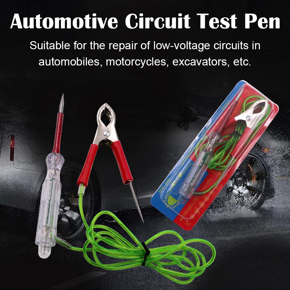 Car Circuit Diagnostic Tool LED Test Lamp With Shatterproof ABS Body And Sharp Probe For Transport Machinery Maintenance Repairs