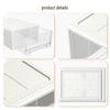 Pai Shi Long X-Large Thickened Transparent Drawer Storage Box, 3-Pack