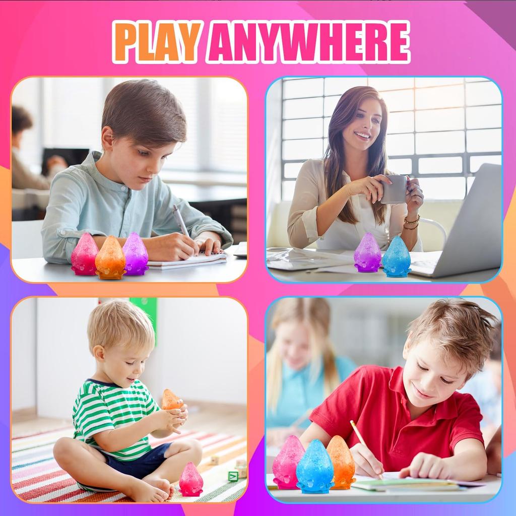Dream Squishy Drop Stress Balls Fidget Toy Silicone Sensory Toys for Kids Autism, ADHD, Sensory Stress Relief Toys Birthday Gift