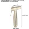 Bathroom Bidet Sprayer, Easy to Install Space Saving Bidet Sprayer for Bathroom Hotel Bathroom A Brushed Gold