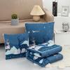 Yalu Multi-functional Printed Pillow Quilt