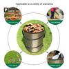 Leaf Trash Can with Storage Bag Folding Garden Garbage Bin Waterproof Portable Trash Can for Camping Gardening Yard Waste
