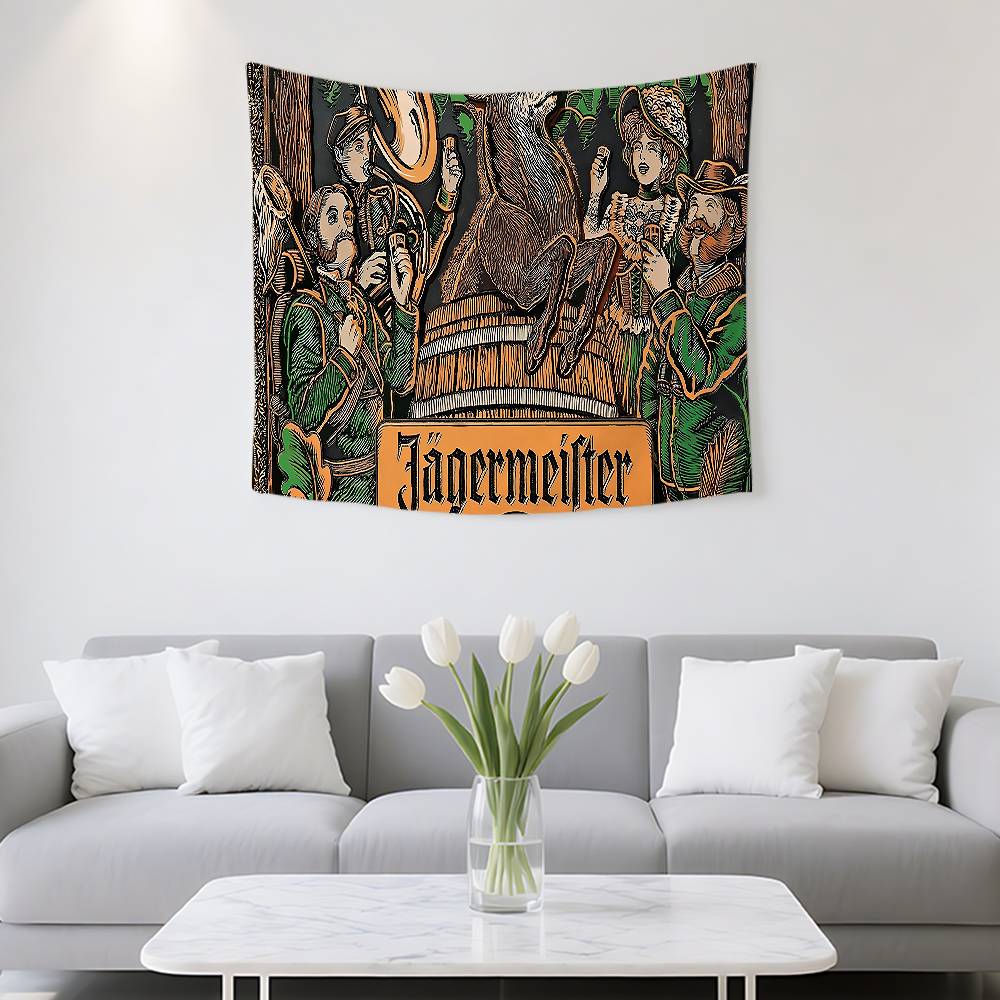 JJagermeister Tapestry Customizable Tapestries Of Various Styleswall Hangings Celebrity Photo Printingwall Hangings