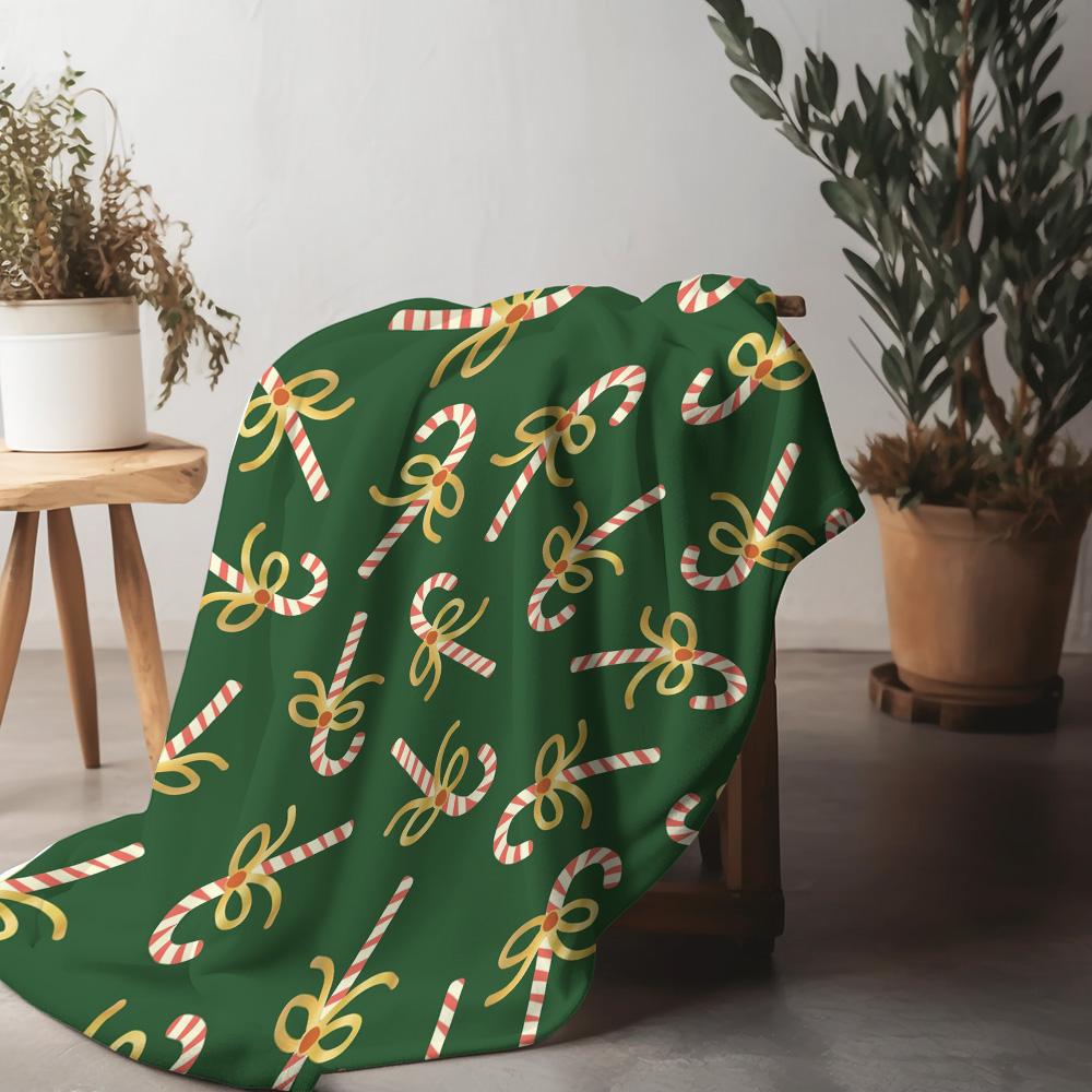 

Мягкий плед Уютный Фланелевый Флис Теплый Домашний Декор Покрывало Гостиная Комната в общежитии Подарок Праздничный Рождественский Узор Пушистый Плюшевый 75x90cm