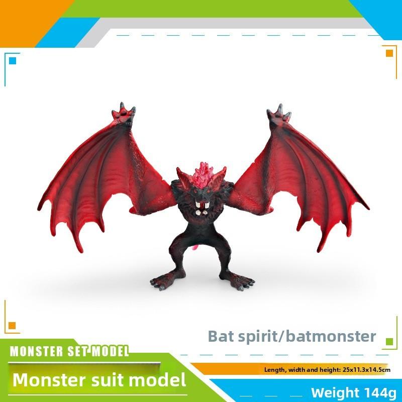 Childrens Fantasy Mythical Animal Bat Pvc Model With Decorative Creature Toy For Playroom Decor