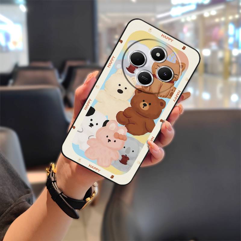Protective Full Wrap Phone Case For Redmi 14C 4G/14R 5G/A3 Pro 4G/POCO C75 Graffiti Anti-knock Phone Pouch Soft Case TPU