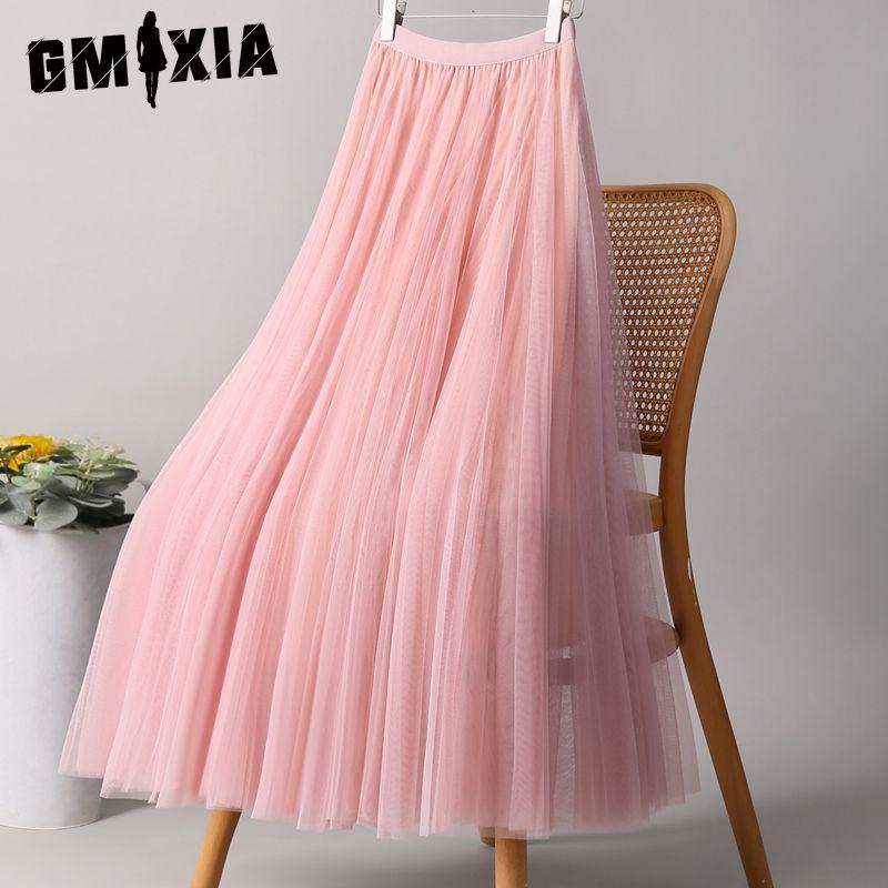 GMXIA 28 Colors Women's Fashion Casual Summer Spring Skirt