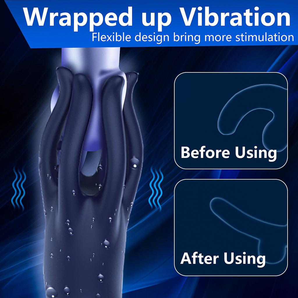 Octopus Massager Electric Male Masturbator Cup Silicone Adult Sex Toy for Men Training