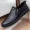 Herren Lederschuhe mit weichen Sohlen und weichen Oberflächen, Business- und Freizeitschuhe für Männer mittleren Alters, modische Fahrschuhe und Mokassins