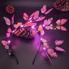 Enchanting Butterfly LED Headband - Perfect for Concerts, Night Markets, and Tourism Souvenirs (Pack of 20)