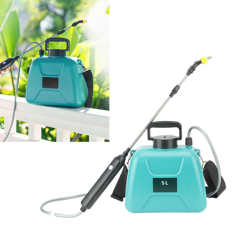 Electric Sprayer with USB Rechargeable Handle 2400 Mah Battery Powered Sprayer Handle for Home Lawn