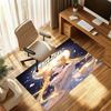 Customizable Name Sailor Moon Mat-Non Slip Backing,Suitable for Living Room, Bedroom,Bathroom-Soft,Durable,Perfect Gift