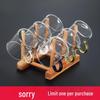 Biaoxing Heat-Resistant Glass Teacup Set (6-Pack)