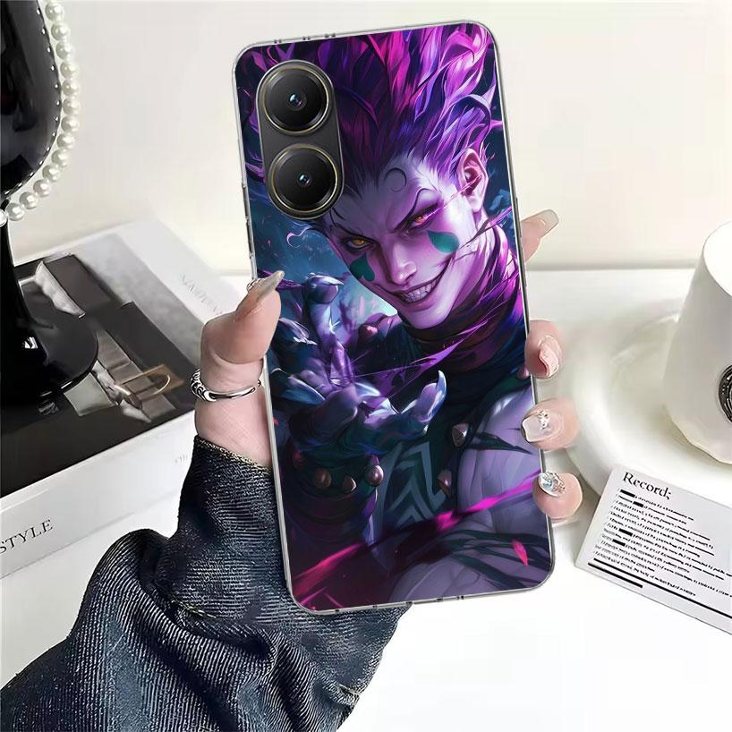 Huner X-Hunters Hisoka Soft Phone Case For Xiaomi Redmi 15C 15 13C 13 Poco X5 X6 X7 F7 Ultra M7 12C 12 10 10C 9C 9A 9T 9 Fundas