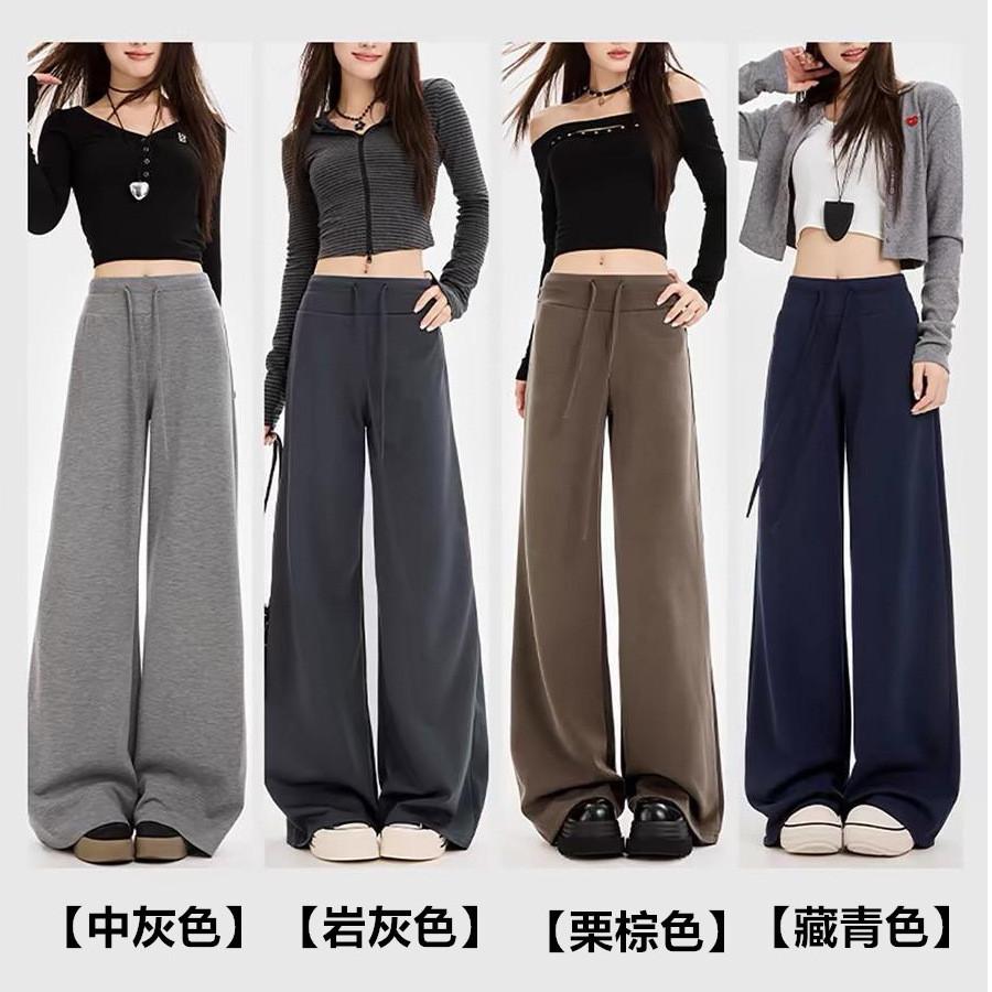 Relaxed Fit Womens Wide Leg Pants With Stretch Fabric For Casual Daywear