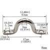 4-Piece Marine-Grade 316 Stainless Steel Deck Rings – Corrosion-Resistant Eye Straps For Boats, Kayaks, Awnings – Sizes 4-10mm – Securing & Hanging