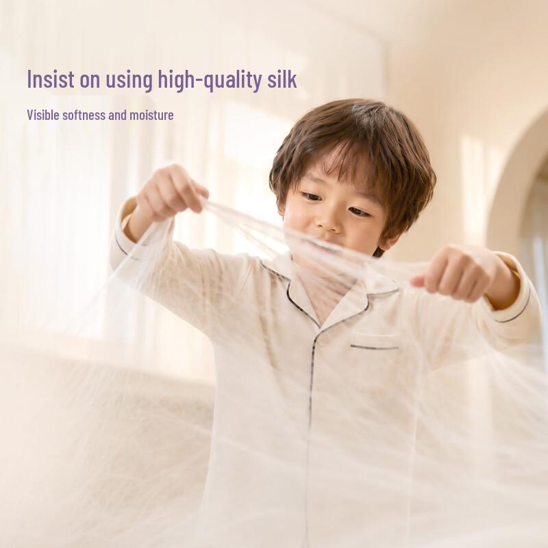 Luolai Kids Class A Antibacterial Silk Summer Quilt