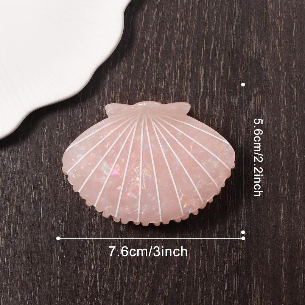 Bamboo Yao Ocean-Style Whale & Seashell Hair Clip