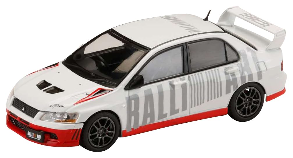 

HJ64 Mitsubishi Lancer Evolution 7 GSR RALLIART Белый Шотландский Готовый Продукт 1/64