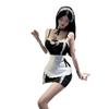 Sex lingerie home nightgown school color play uniform seduction couple bed maid maid suit