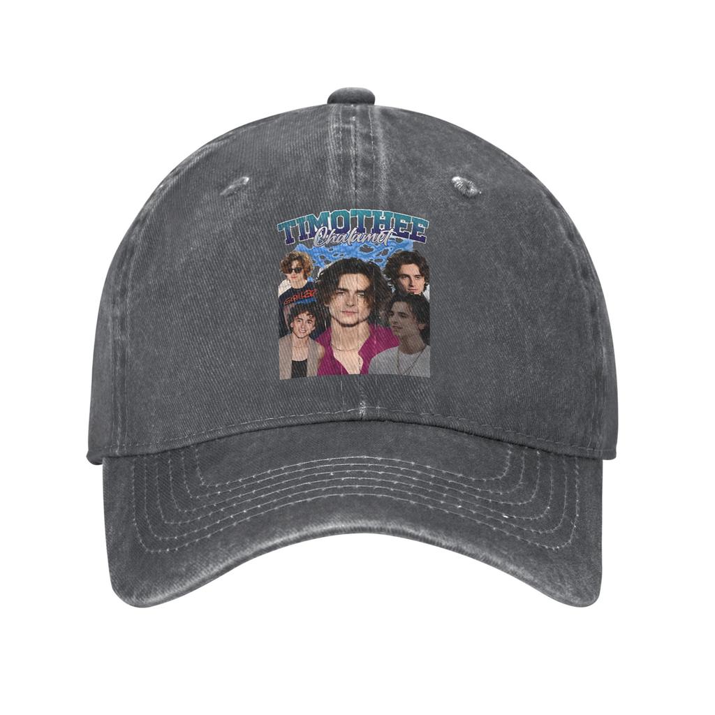 Estate Timothée Chalamet Attore Americano Cappellino da Baseball Sole Vendita all'Ingrosso Design Lavato Hip Hop Cappelli Coppia Donna y2k Snapback Cappellino
