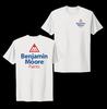 Benjamin Moore Logo Barvy Bílé Malířské Tričko Unisex Tričko