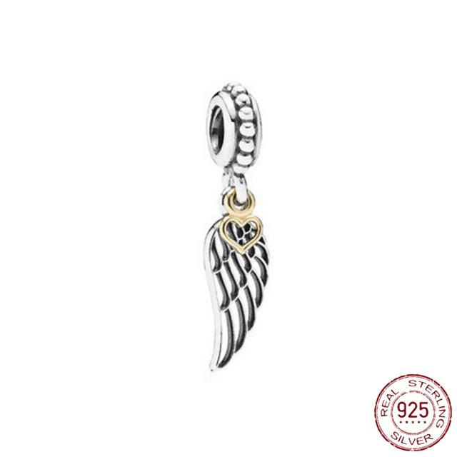 925 Sterling Silver   Autumn New Charm Flower Pink Series Charm Beads Fit Original Bracelets Women Jewelry
