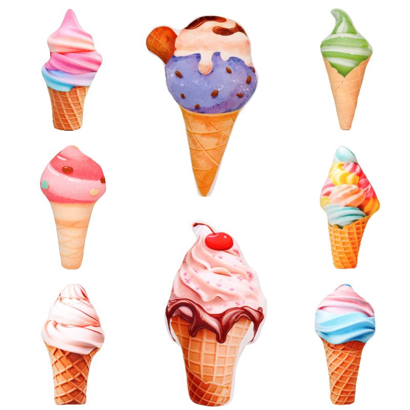 Cone Crispy Ice Cream Plush Toy Home Decoration Stuffed Doll Cushion Gift Kids