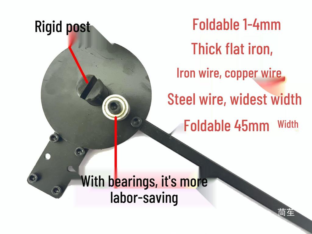 90° Manual Bending Machine for Copper Busbars, Steel Plates & Iron Wires