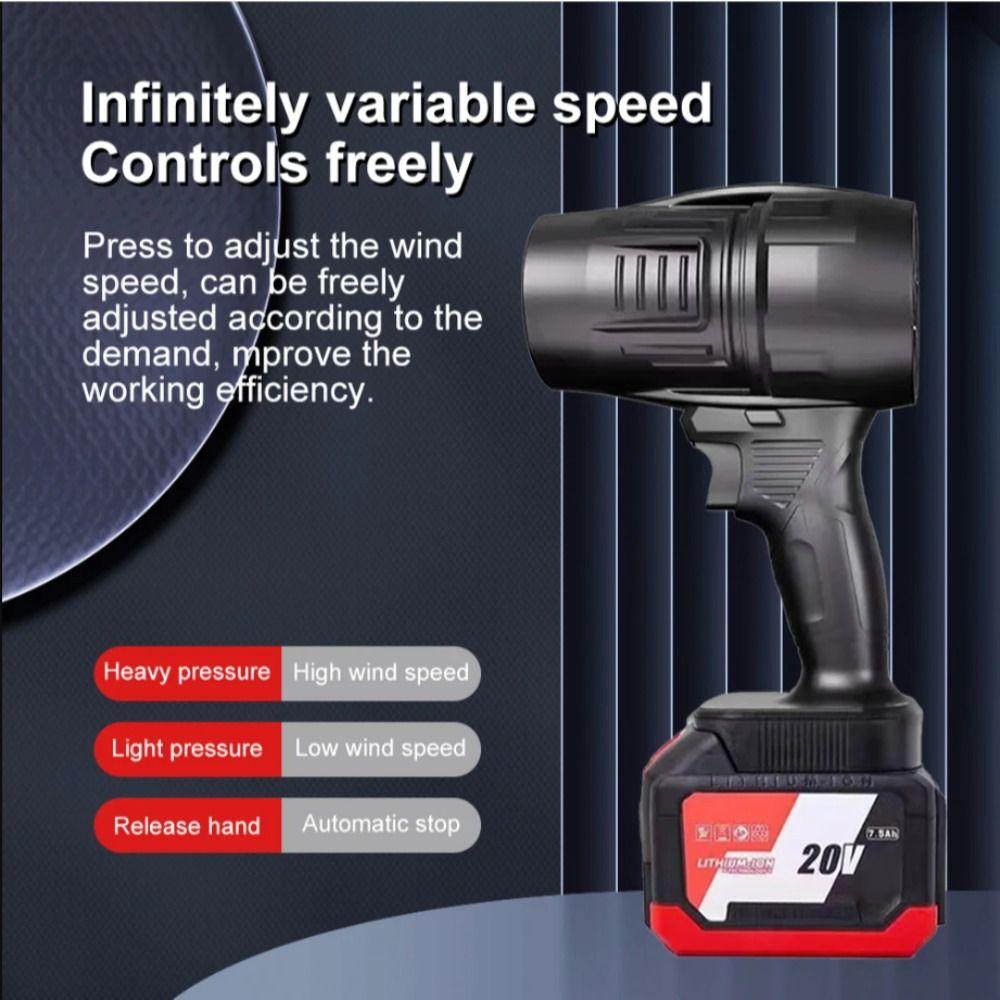Powerful Storm Machine Handheld Adjustable Electric Air Blower 500g Wind Force High Speed Electric Duster