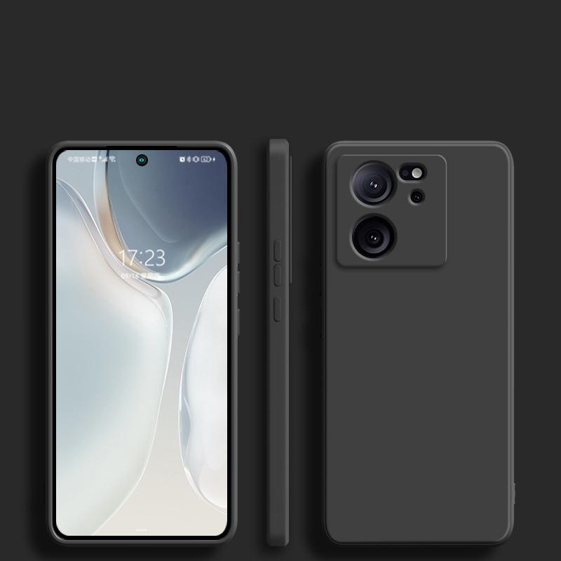 

Для Mi 13T Mi13T Pro Чехол Роскошный жидкий силиконовый мягкий чехол для Xiaomi Mi 13T Mi 13 T Pro Mi13T Pro 5G Защитные чехлы для телефонов Fundas For Xiaomi 13T чёрный