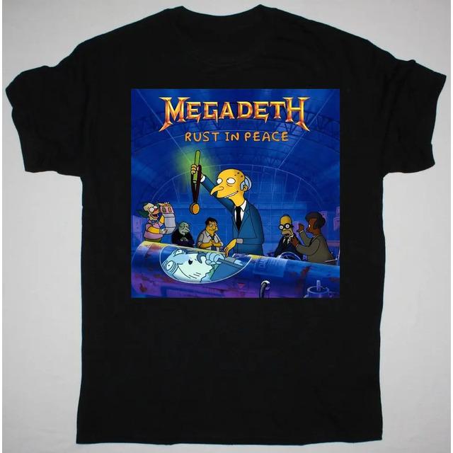 Camiseta Megadeth Rust In Peace Simpsons XL