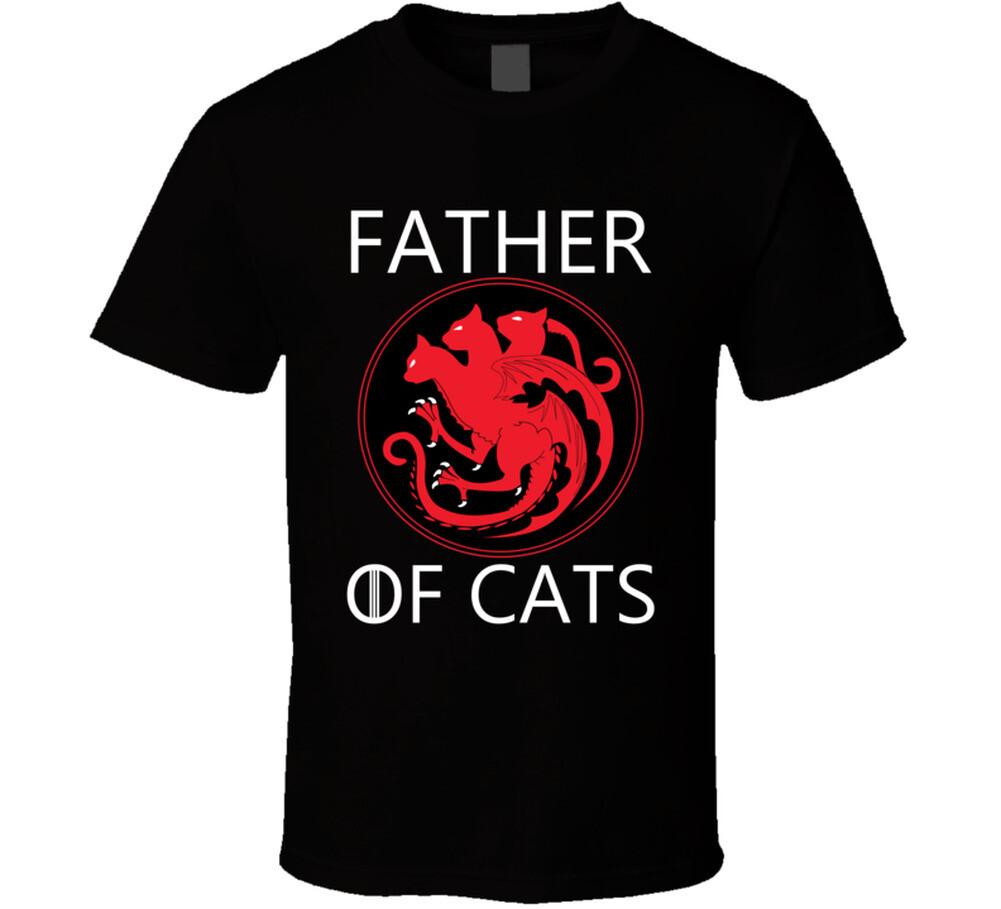 Father Of Cats T Shirt Mens Womens Tees Top M