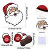 Christmas Fence Decoration DIY Garden Fence Sign Outdoor Xmas Decor Santa Clause
