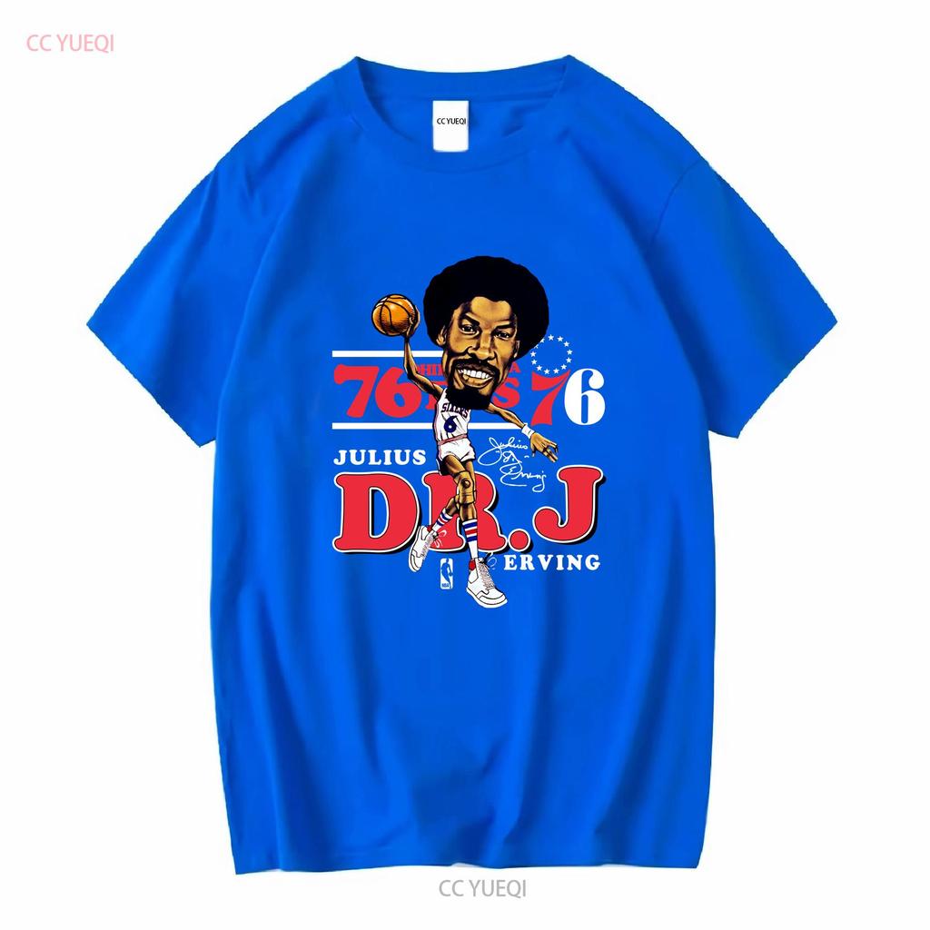 DR J JuliUS eRVING mEN T SHIRT Blue cOTTON tEE aLL sIZE 2f1466 Vintage Washed Stylish Unisex Designer Clothes Homme