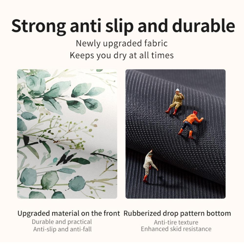 Bathroom Absorbent Floor Mat Household Luxury Flower Toilet Non-slip Foot Mat Quick-drying Door Mat