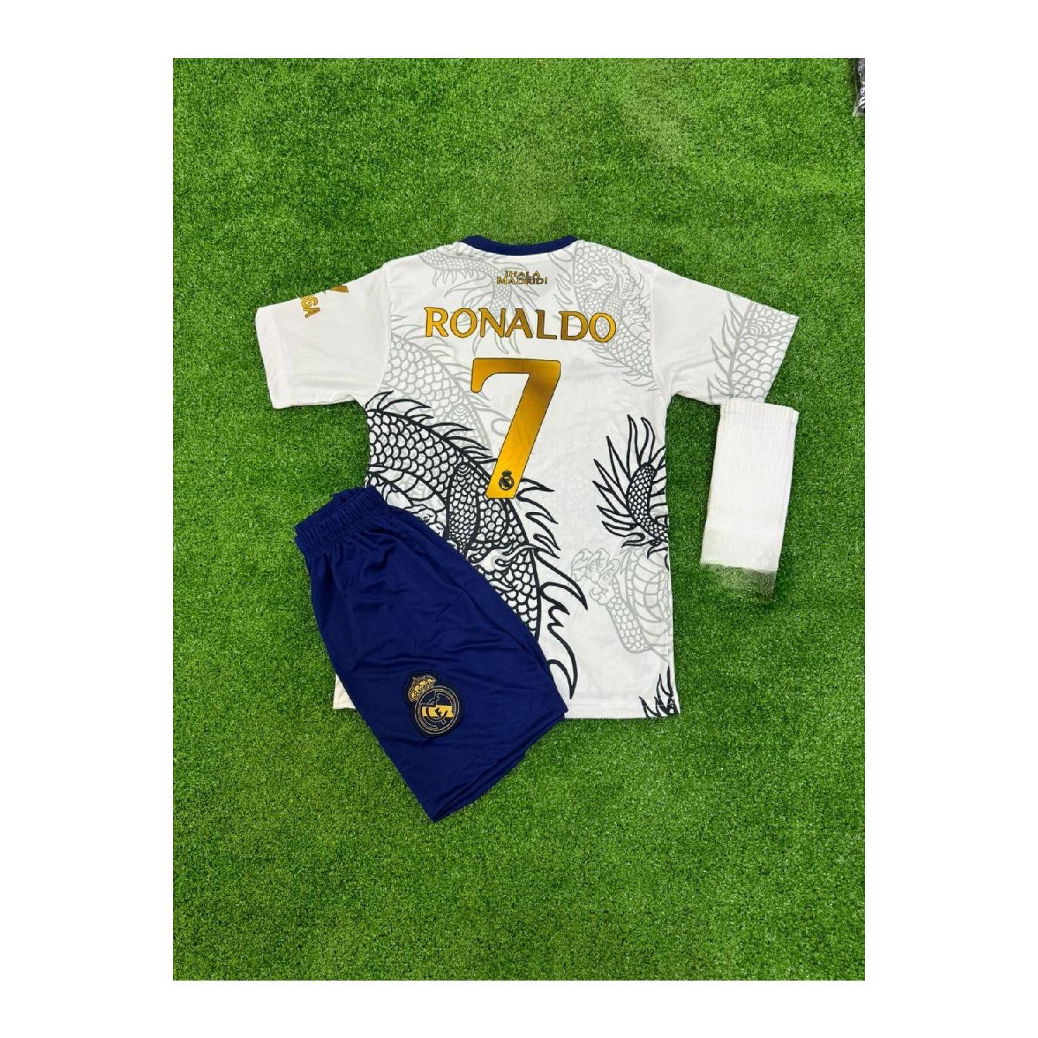 

Детские шорты из джерси с мотивом дракона Real Madrid, комплект из 3 носков