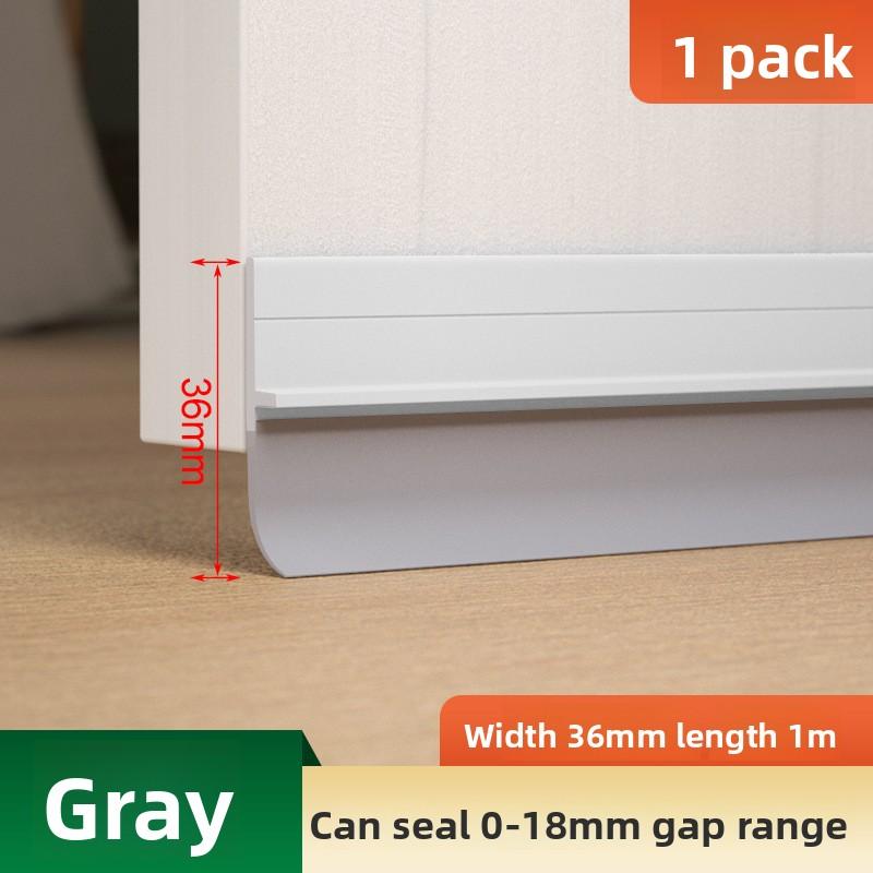Self-Adhesive Door Bottom Sealing Strip Weather Insulation and Noise Reduction Modern PVC Draft Stopper for Home Use