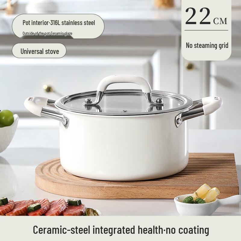 

Utuo Ceramic Induction Soup Steamer Pot