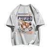 Hip Hop Streetwear Harajuku T-shirt Japanse Kanji Fish Print T-shirt 2023 Mannen Katoen Casual Korte Mouw T-shirt Japan Stijl
