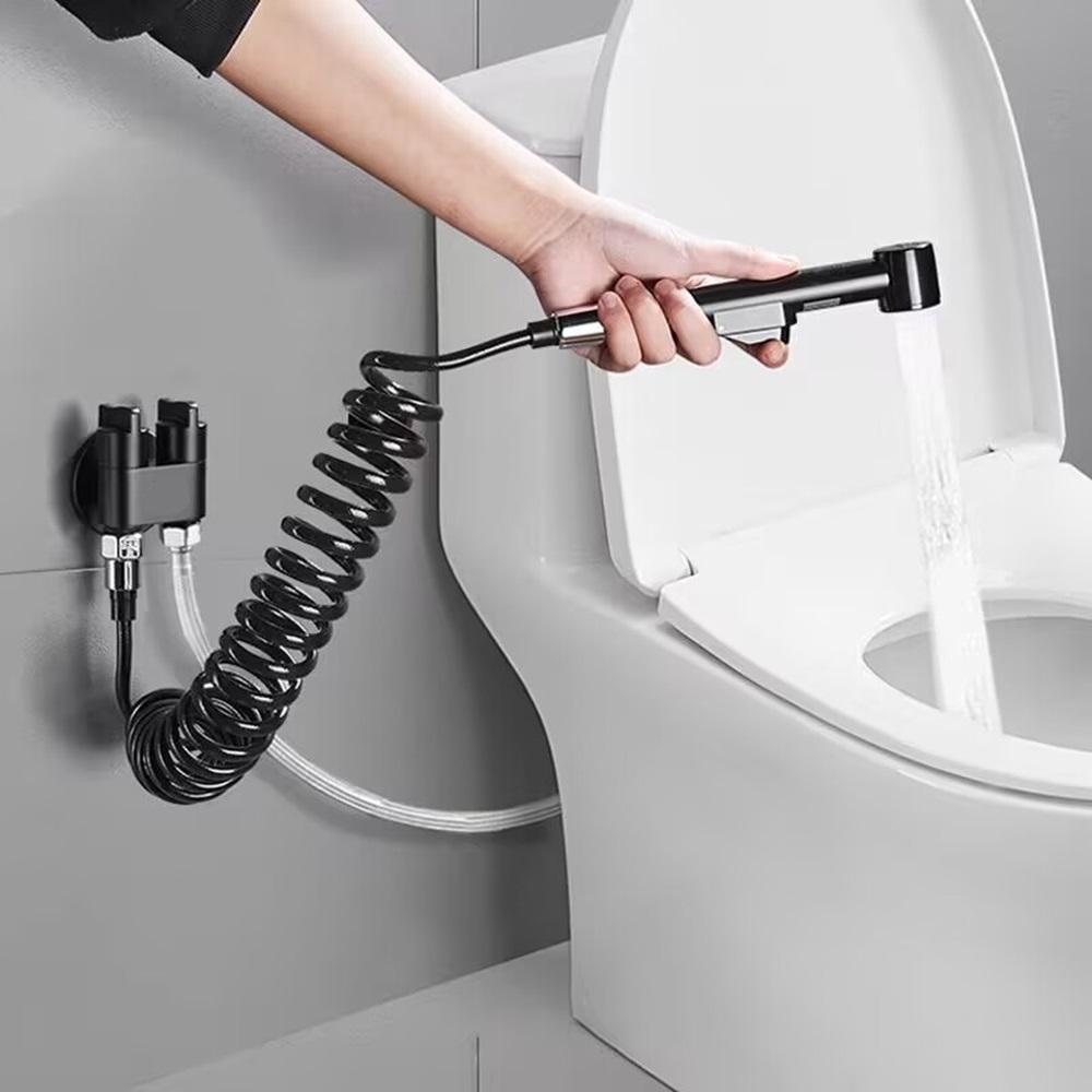 New 1.5-5M Spring Flexible Retractable Hose Shower Head Toilet Bidet Water Pipe Plumbing Bathroom Spiral Flexible Shower Hose