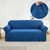 1/2/3/4 seater sofa Couch Cover with Skirt Durable Washable High Elastic Stretchable Easy Fit Universal Furniture Protector